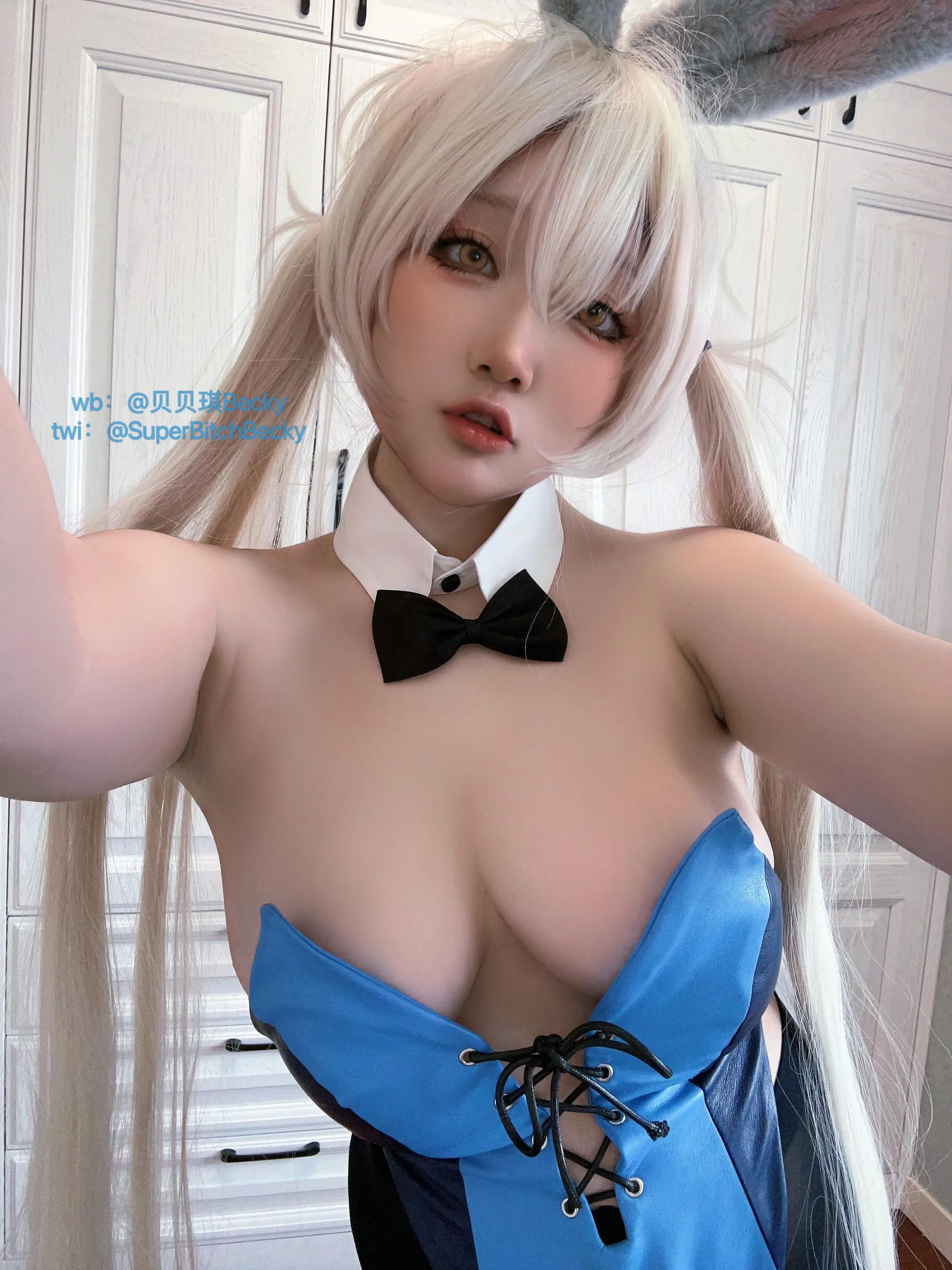 贝贝琪Becky – NO.005 三色兔女郎 [24P]插图2
